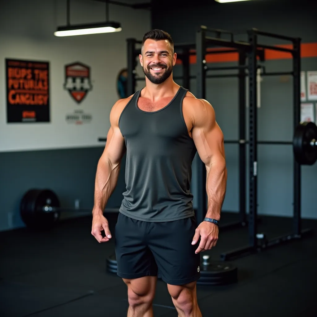 Entrenador mostrando la técnica adecuada para el levantamiento de peso muerto.